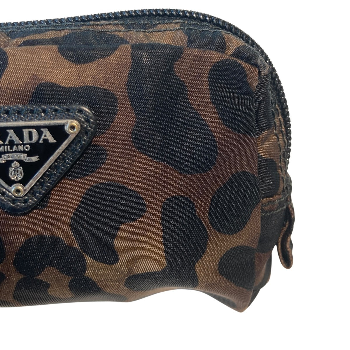 PRADA(プラダ) レオパードポーチ ブラウン｜【公式】カインド