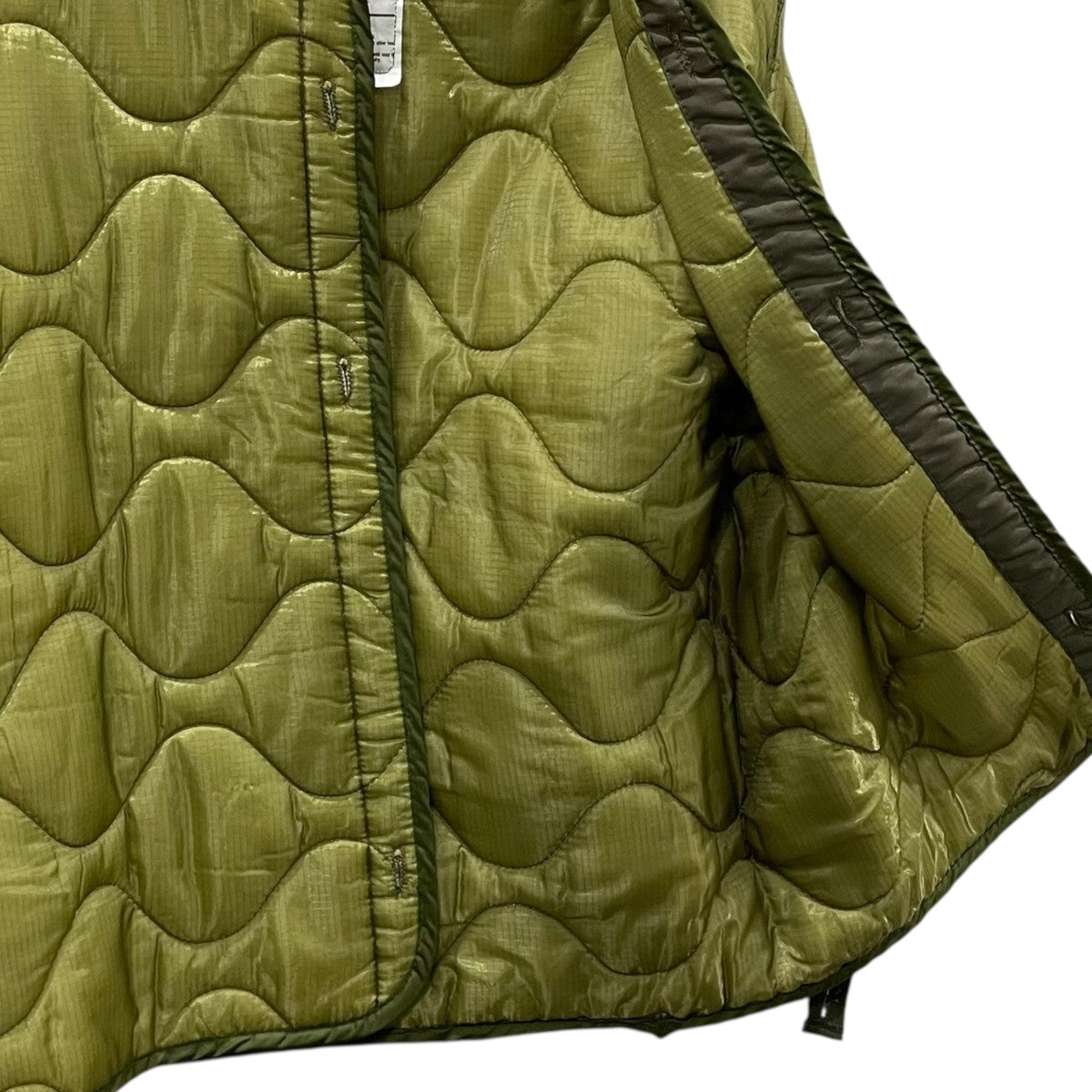 【期間限定値下】WINDANDSEA キルティングライナー オリーブ カーキ USED(ユーズド) キルティングライナージャケット 1-1654-0G1．1