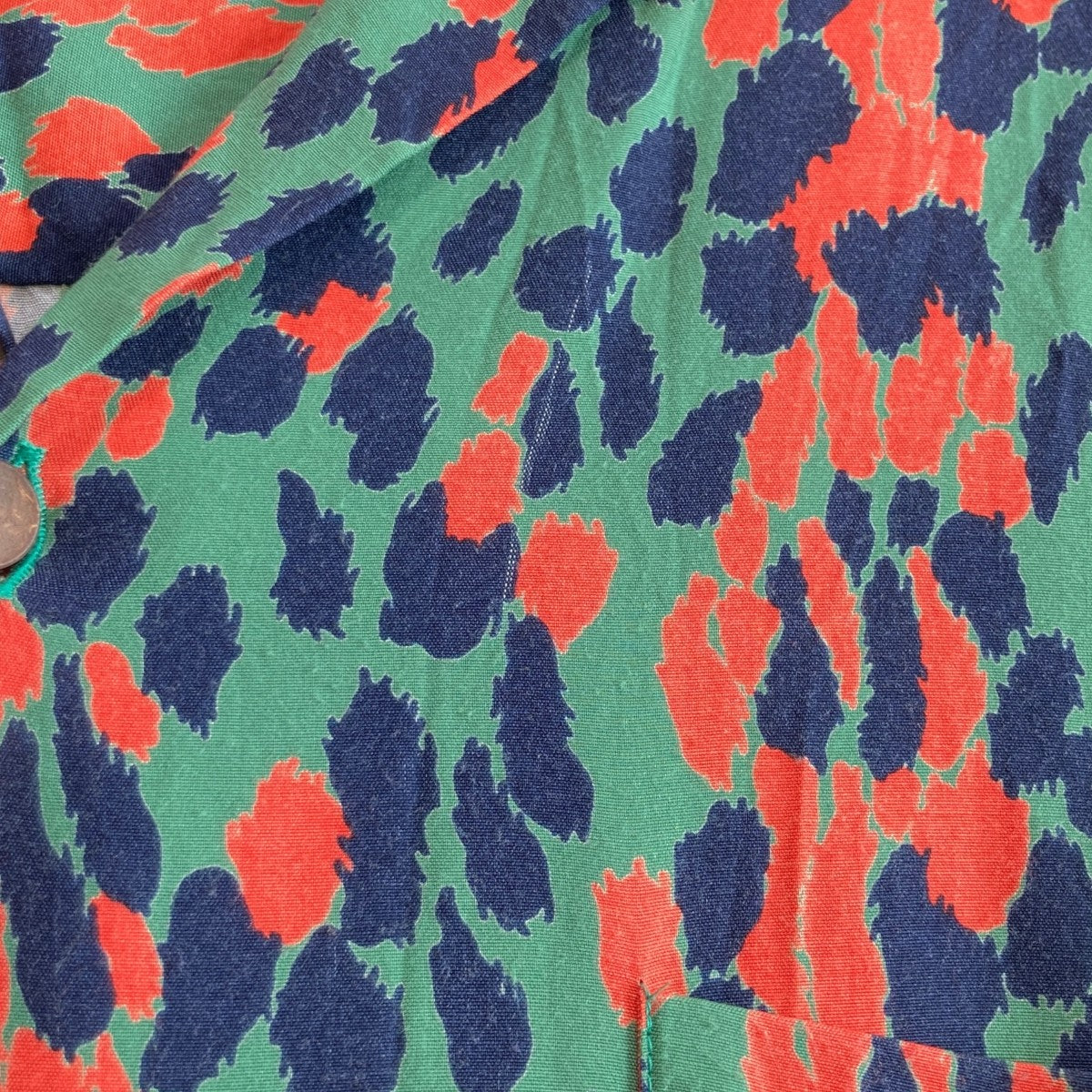 WACKO MARIA(ワコマリア) HAWAIAN SHIRT L Sレオパード柄長袖シャツ