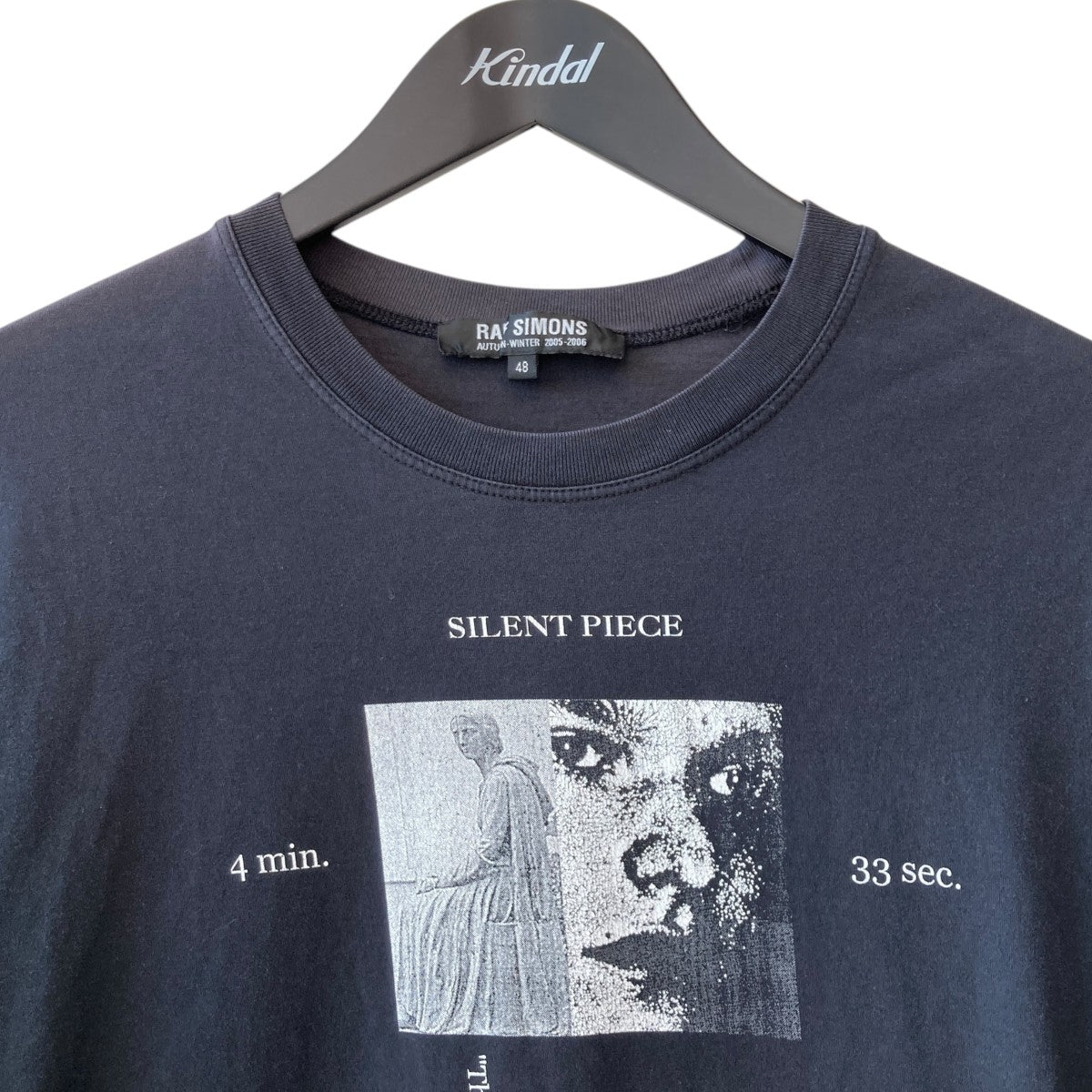 【RAF SIMONS】フード付きコットンスウェットシャツ RAF SIMONS(ラフシモンズ) 05AWTシャツ ブラック サイズ 48