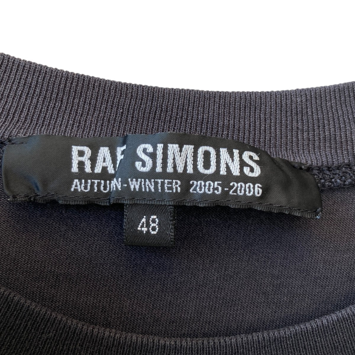 RAF SIMONS(ラフシモンズ) 05AWTシャツ ブラック サイズ 48