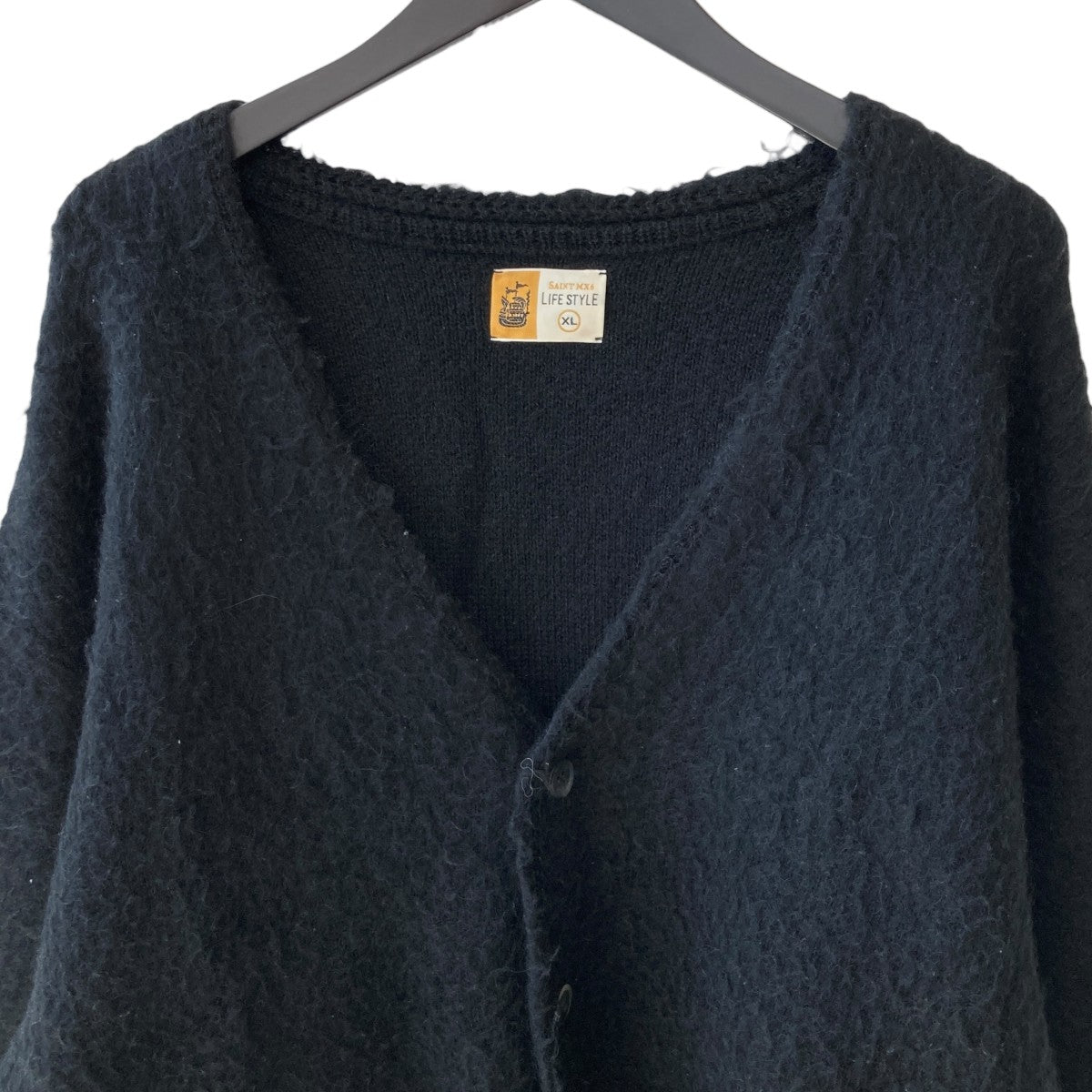 【Sale】SAINT MICHAELモヘアニット カーディガン セントマイケル SAINT M×××××× - 【ラスト1点】【コラボ】SM-YS1-0000-C50
