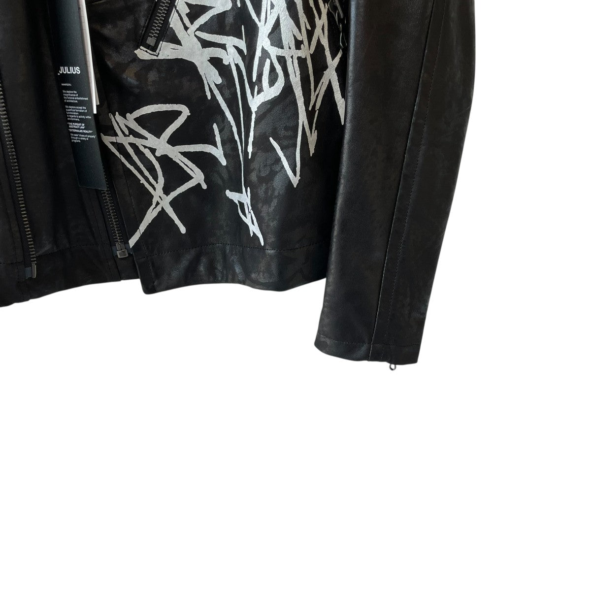 ジャケット・アウター JULIUS 707BLM1 JULIUS(ユリウス) 25SSAna-Moto Jd Biker Jacketダブル