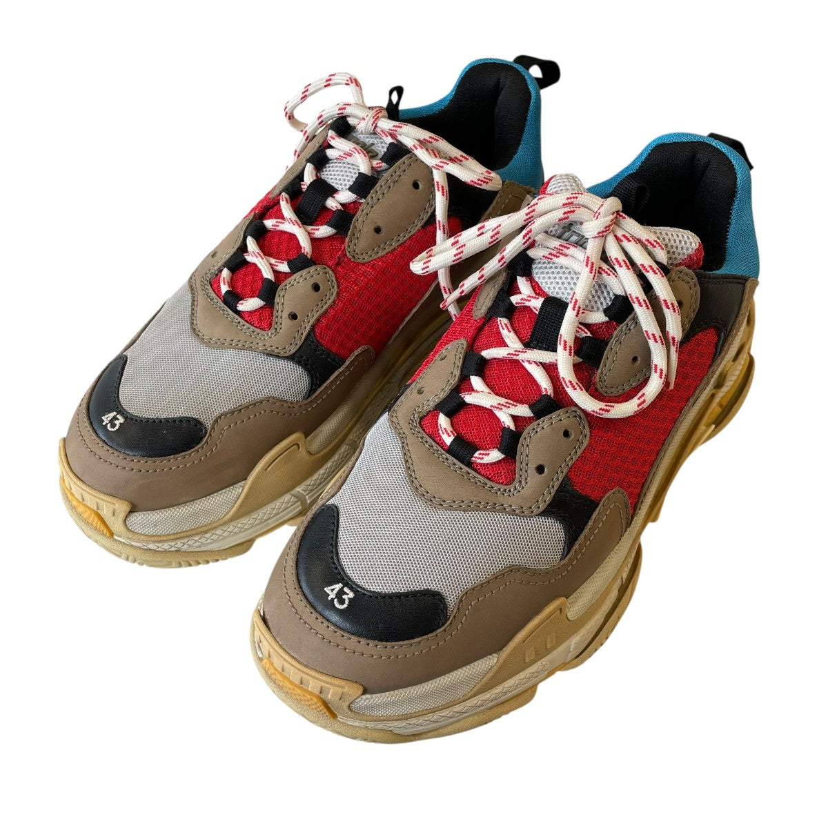 レア色　超美品　バレンシアガ　ボルドー BALENCIAGA(バレンシアガ) 18SSTRIPLE Sスニーカー483513 483513