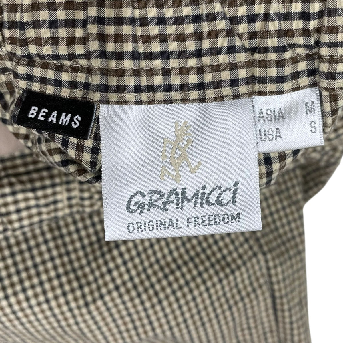 ☆新品☆BEAMS チェック柄ハーフパンツ 38サイズ 43230095152_C_2.jpg