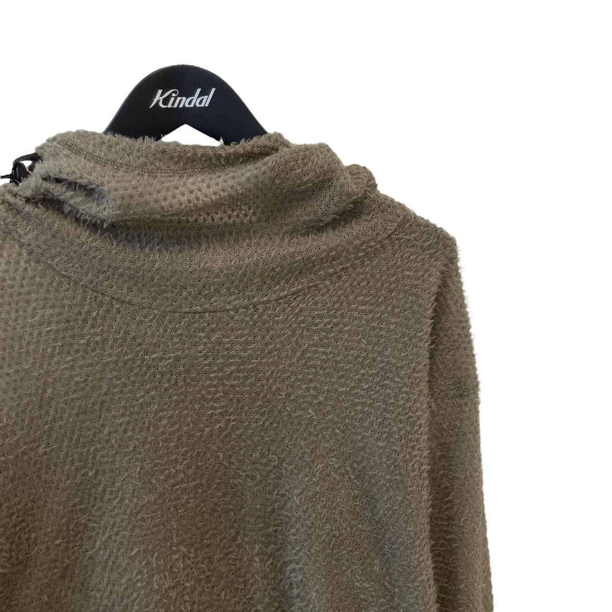 gnuhr(ヌー) shag hoodie alpha direct ULニットパーカー カーキ