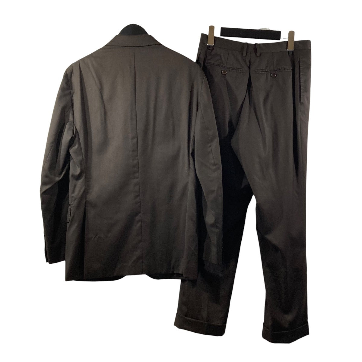 【De PETRILLO】定価約80%OFF スーツ セットアップ 44 De Petrillo(デ ペトリロ) セットアップスーツ ブラウン サイズ
