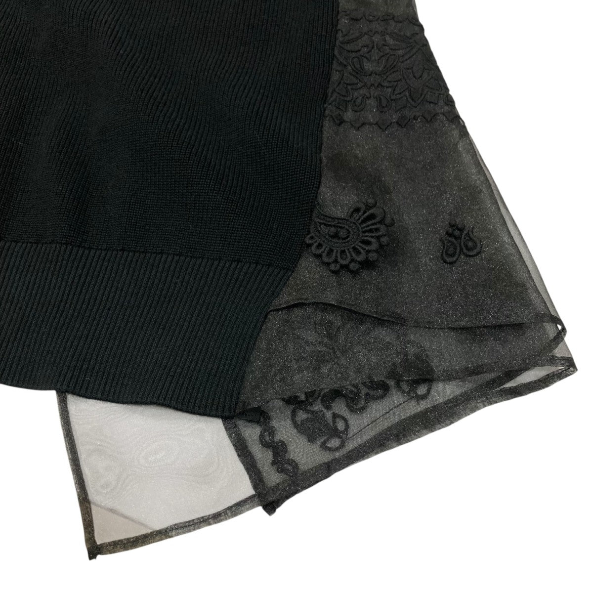 sacai Bandana Embroidery Knit ノースリーブカットソー 23-06804 古着・中古-4枚目のアイテム画像