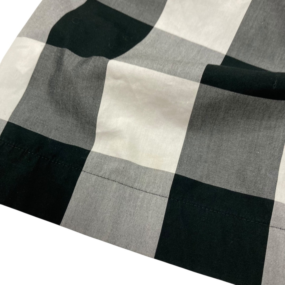 sacai(サカイ) チェック半袖ブラウス18-03986 18-03986 ホワイト