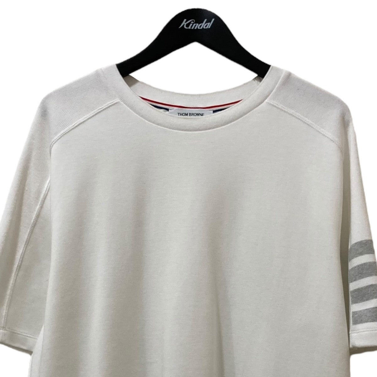トムブラウン　未開封 XL ホワイト Tシャツ Thom Browne(トム・ブラウン) 4BARTシャツMJS246A-07323-100