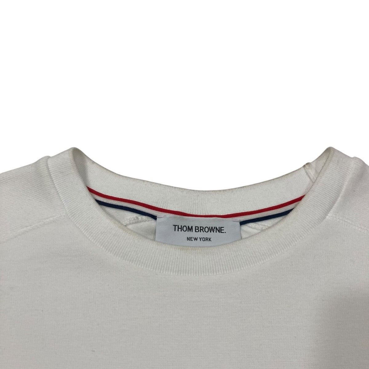 ☆最終値下げ美品 THOM BROWNE トムブラウン ホワイト スウェット00 Thom Browne(トム・ブラウン) 4BARTシャツMJS246A-07323-100