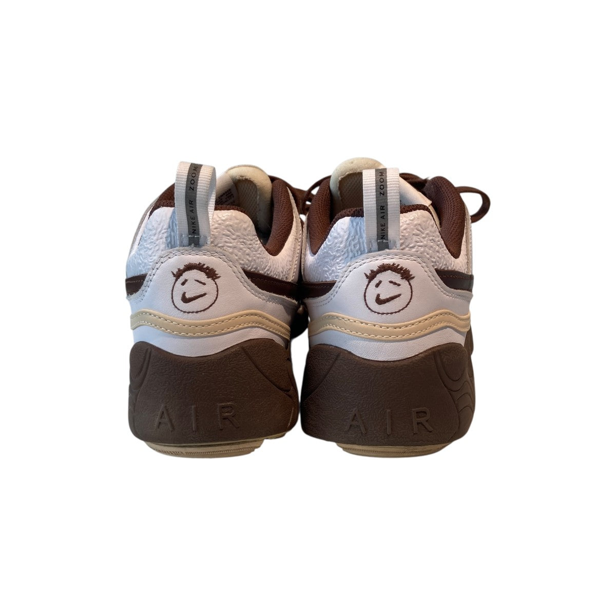 NIKE×TRAVIS SCOTT ZOOM FIELD JAXX WHITE AND LIGHT CHOCOLATE