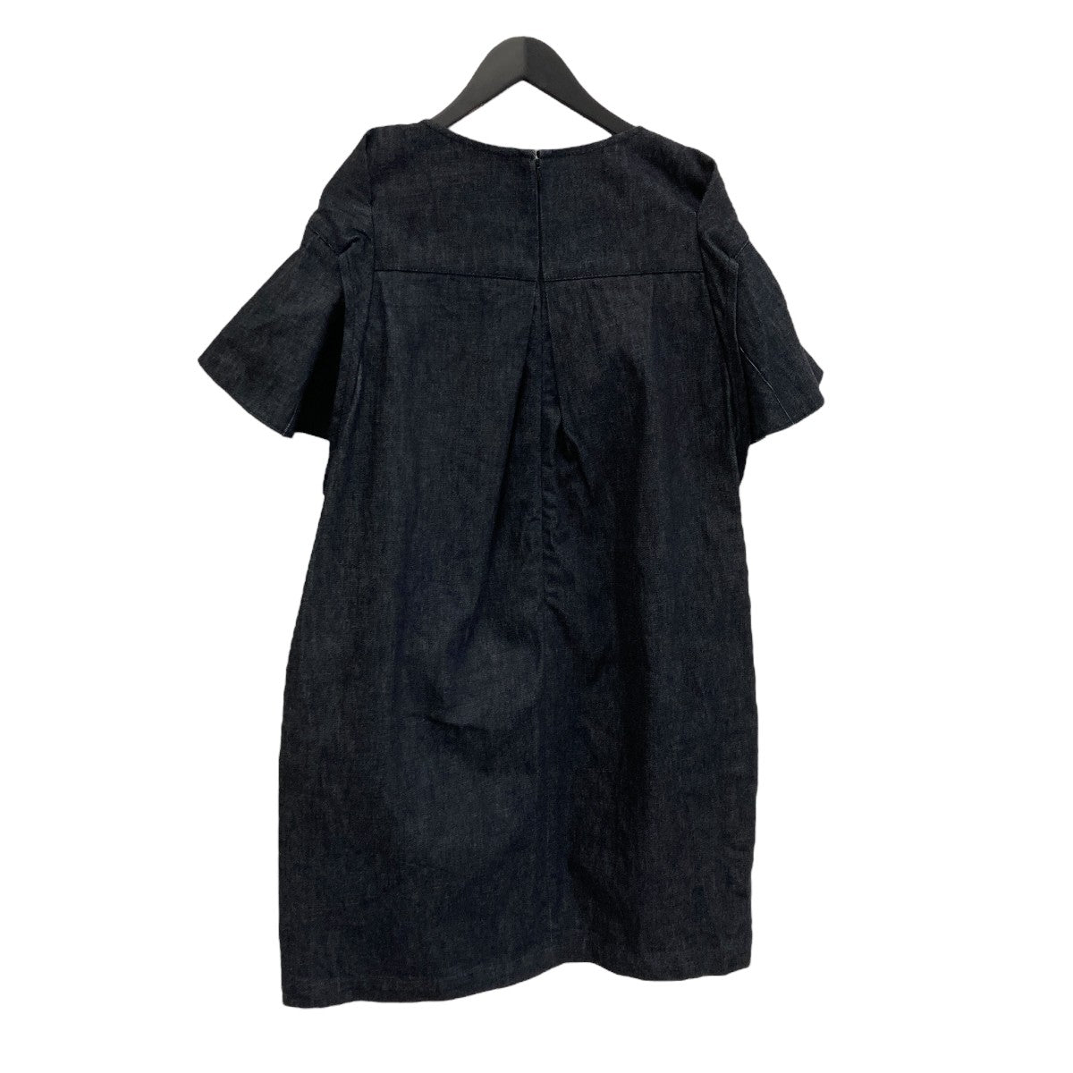 トリココムデギャルソン アシンメトリー ロングワンピース フリル襟 キュプラ半袖 COMME des GARCONS - tricot COMME des GARCONSトリコ