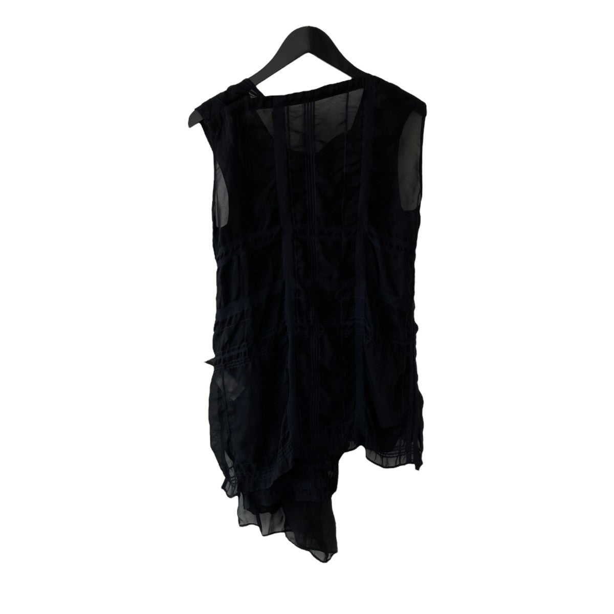 WEIRDO ベスト　ノンスリーブシャツ Y's(ワイズ) 23SSSLEEVELESS FLAP PANEL TOPノースリーブシャツ