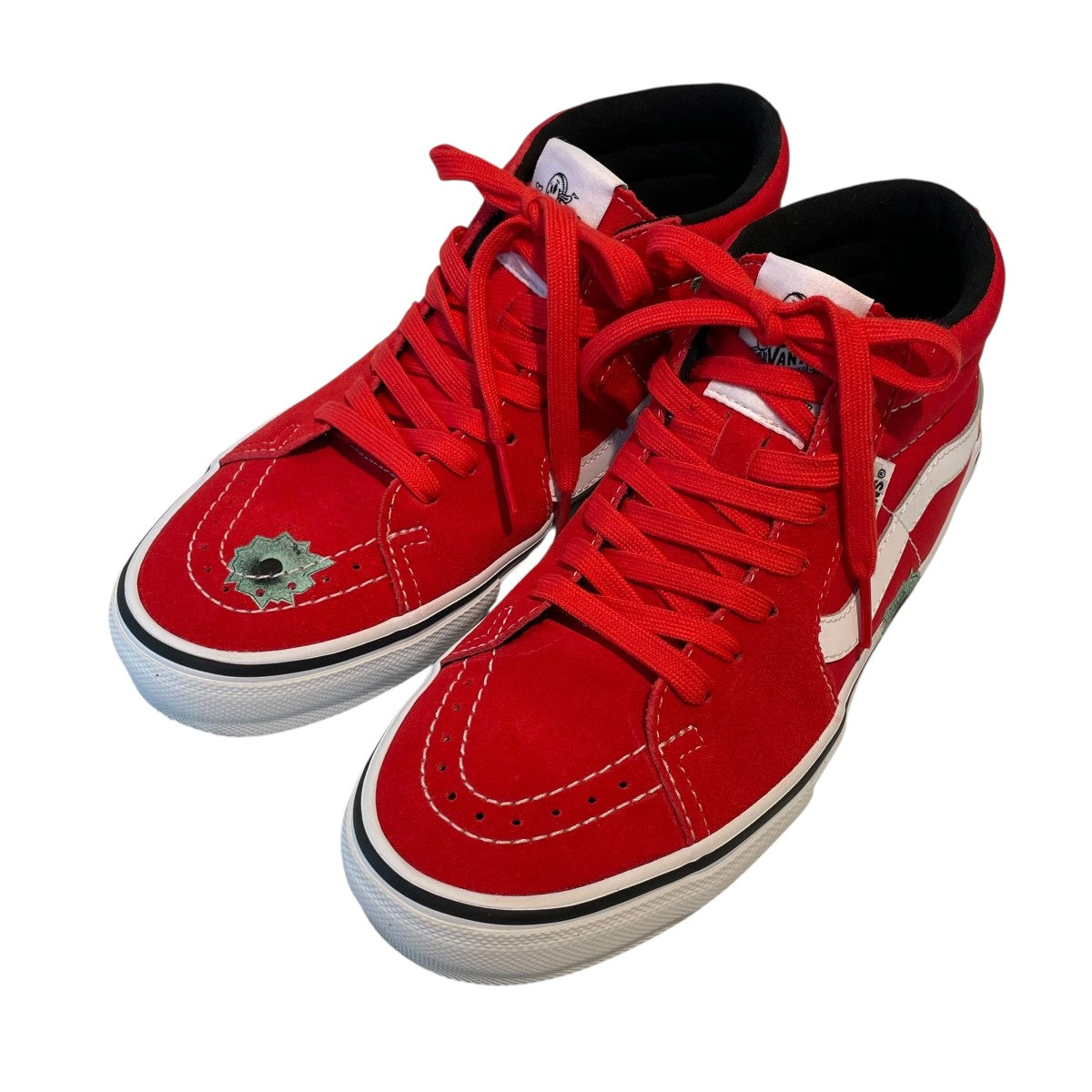 VANS×Supreme 25SSNate Lowman Skate Grosso Midスニーカー 古着・中古-1枚目のアイテム画像