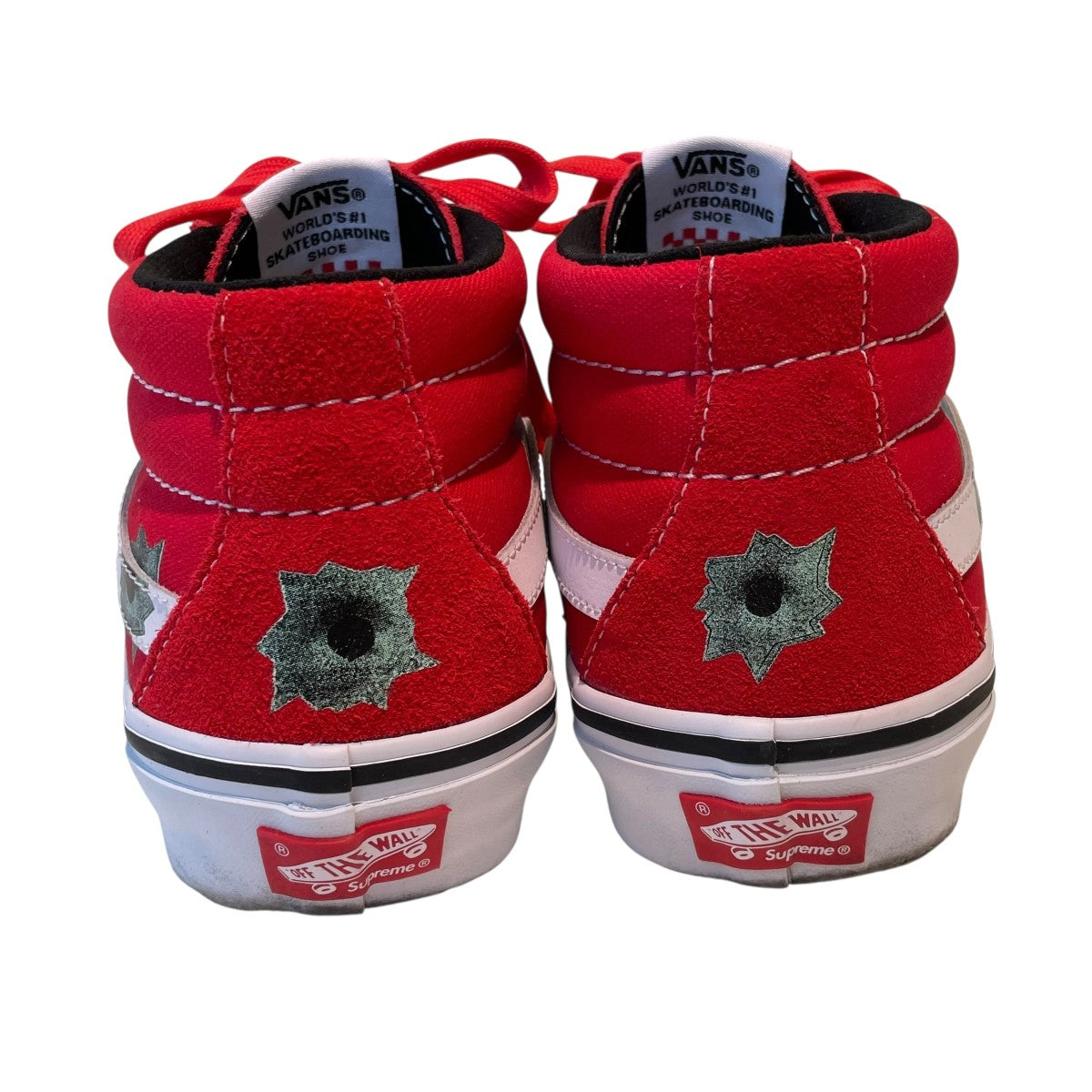 VANS×Supreme 25SSNate Lowman Skate Grosso Midスニーカー 古着・中古-4枚目のアイテム画像
