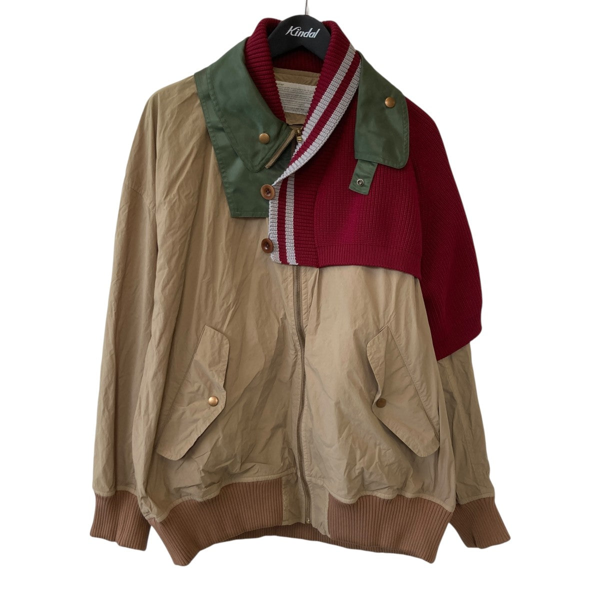 kolor 22aw ブルゾン 新品】Kolor 22AW MA-1ブルゾン オレンジ - メルカリ