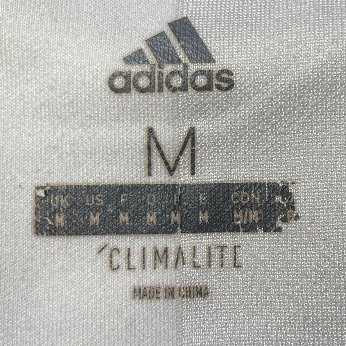 adidas×Gosha Rubchinskiy フットボールTシャツ ホワイト サイズ