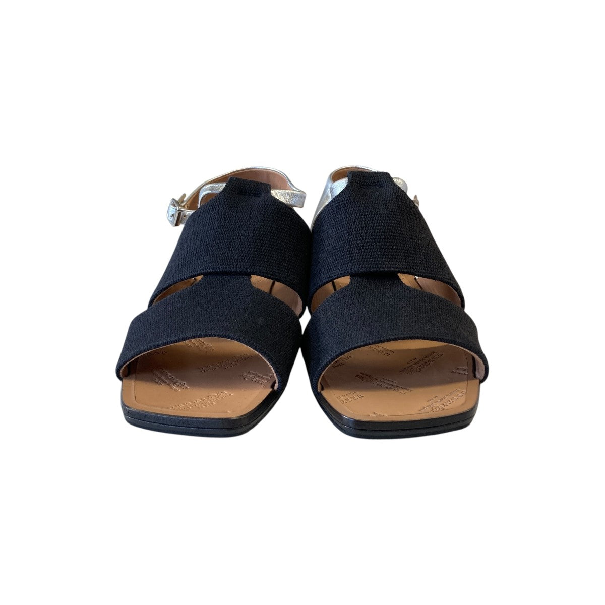 Maison Margiela LEATHER CANVAS OPEN TOE SANDALサンダルS38WP0338 古着・中古-3枚目のアイテム画像