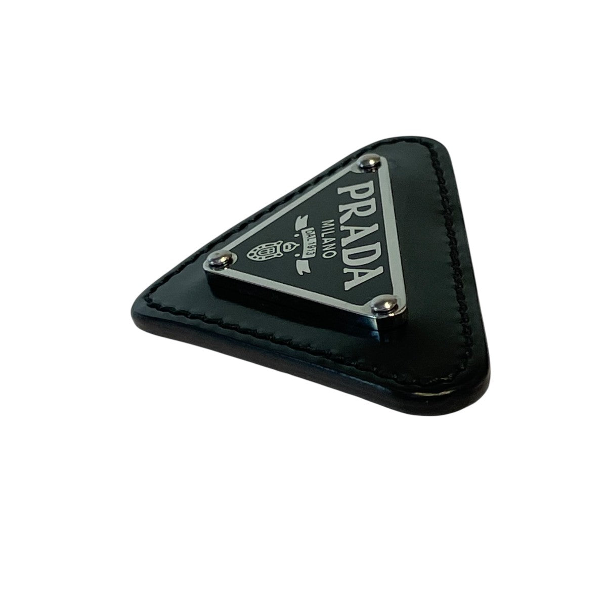 【新品】PRADA シルバー トライアングル レザーブローチ 楽天市場】【新品同様品】PRADA プラダ 21S061 F0118