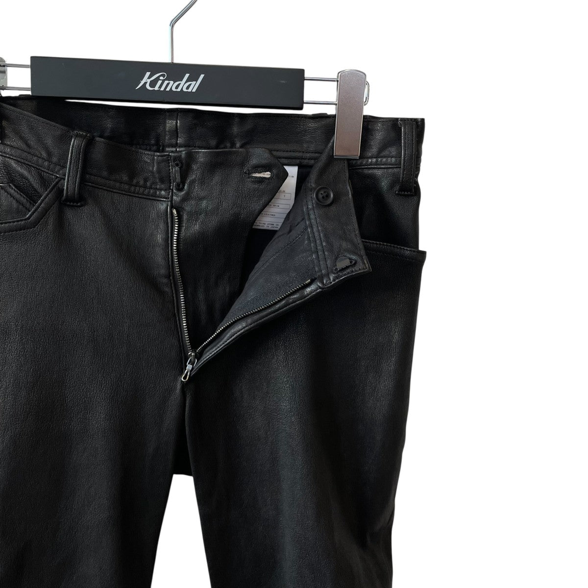 Julius シンセティックレザーパンツ JULIUS(ユリウス) ストレッチ ディアスキン インディレクト