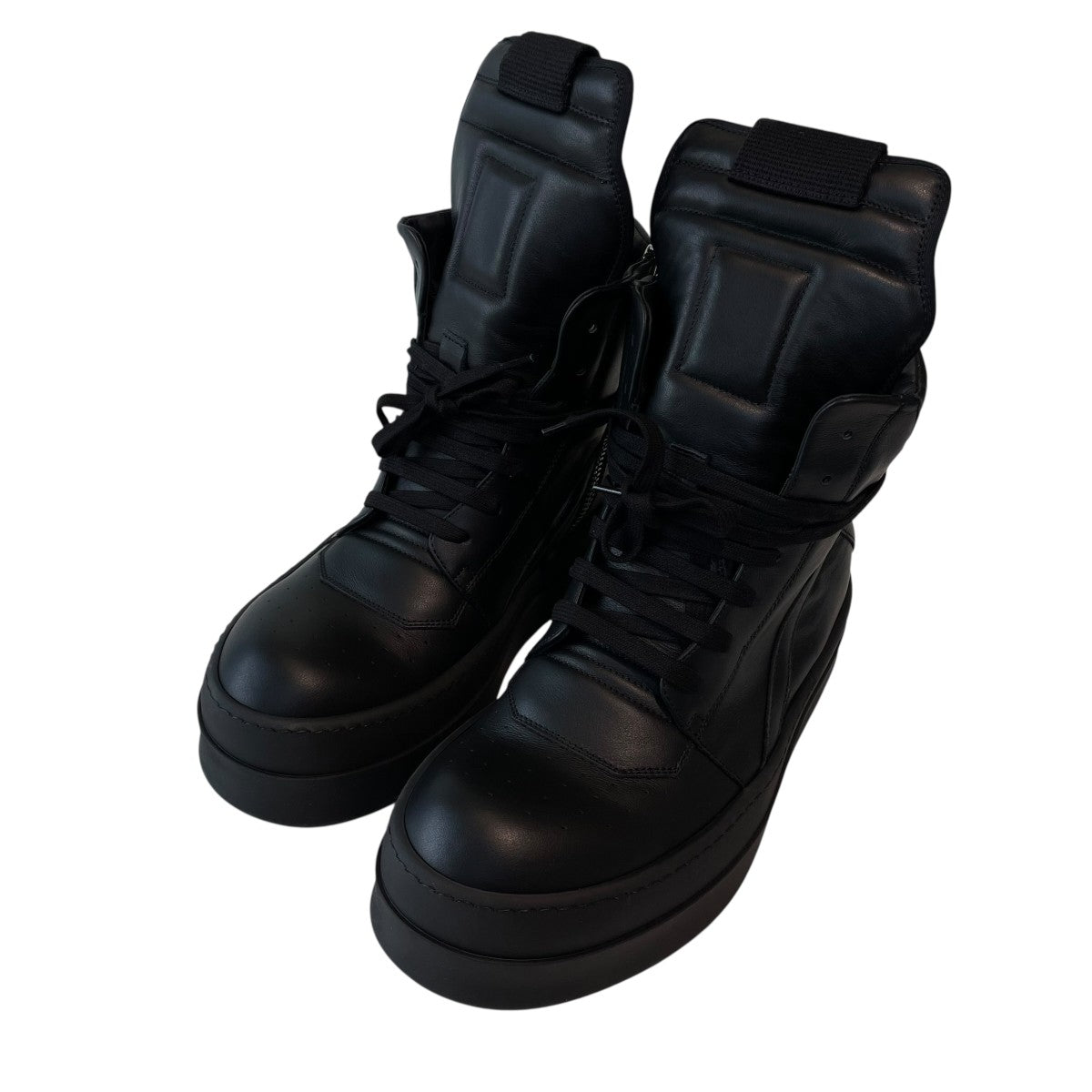 RICK OWENS 25AWMEGA BUMPER GEOBASKETスニーカーRU02E1868LCO 古着・中古-1枚目のアイテム画像