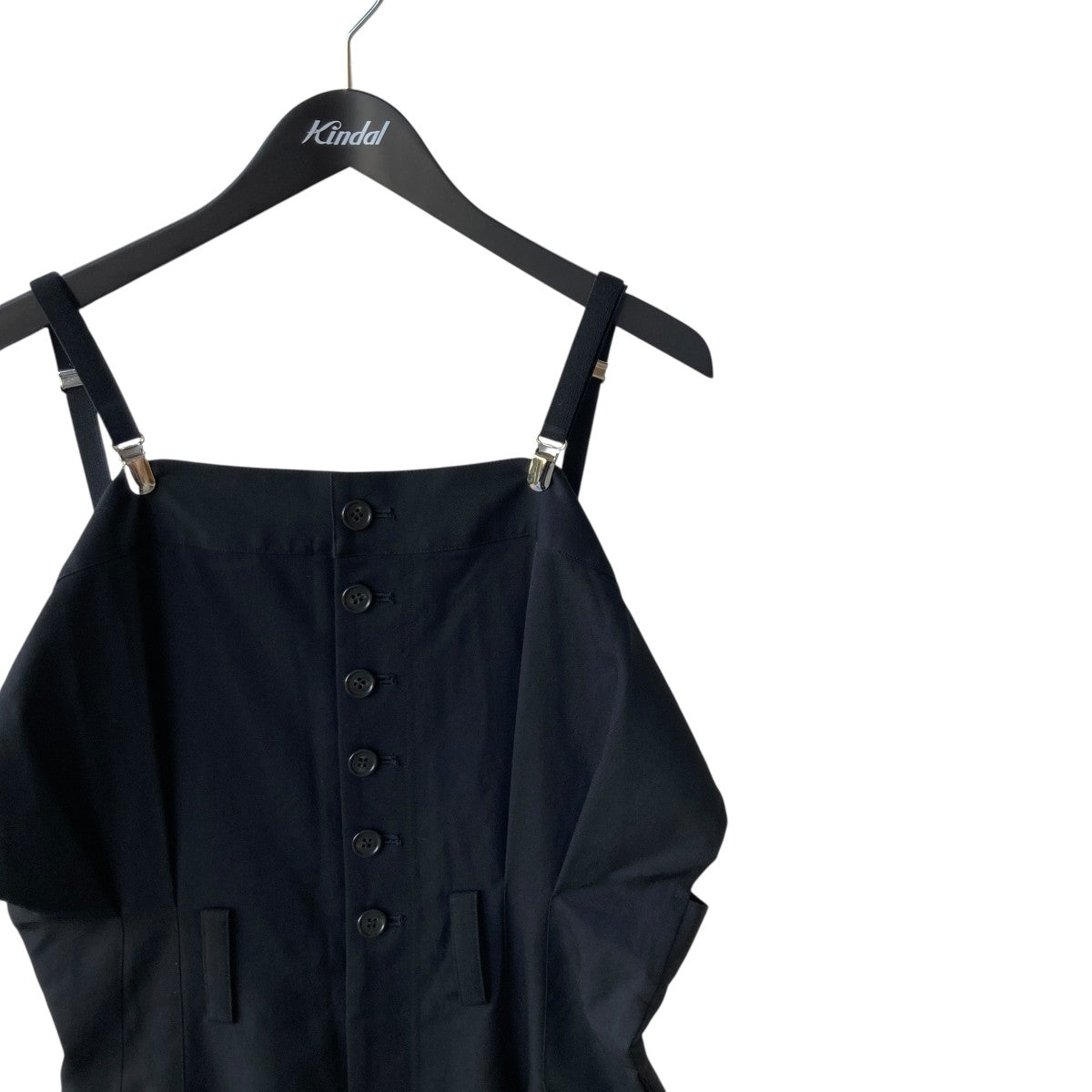 LIMI feu デニムオーバーオール(黒) STAFF STYLING｜THE SHOP YOHJI YAMAMOTO