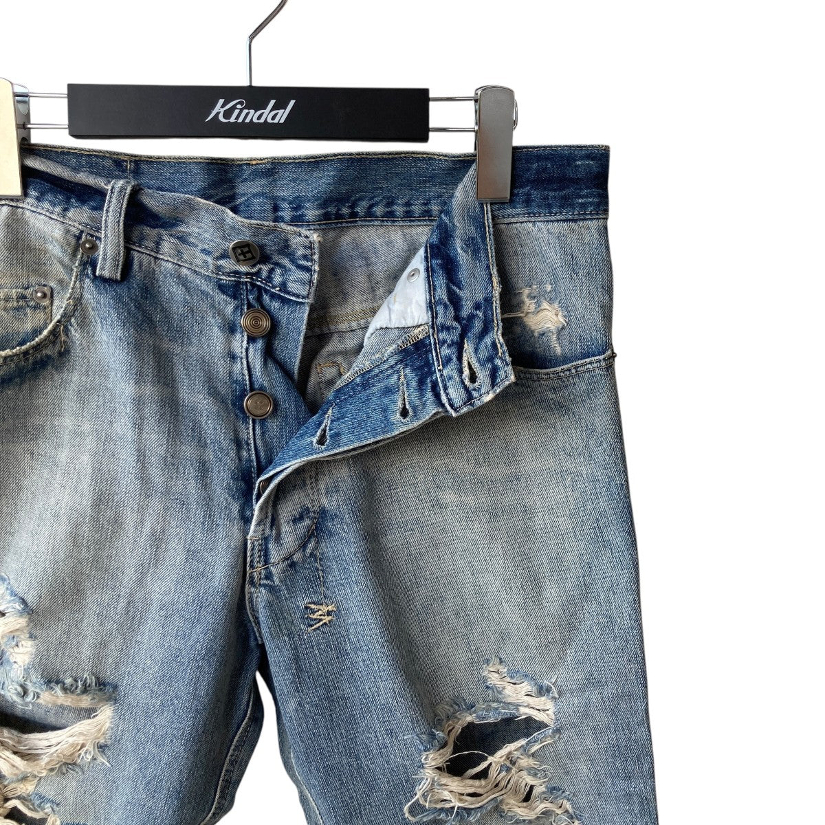 ksubi ダメージデニム　タグ付き未使用 Ksubi(スビ) ダメージ加工デニムパンツ インディゴ サイズ 32