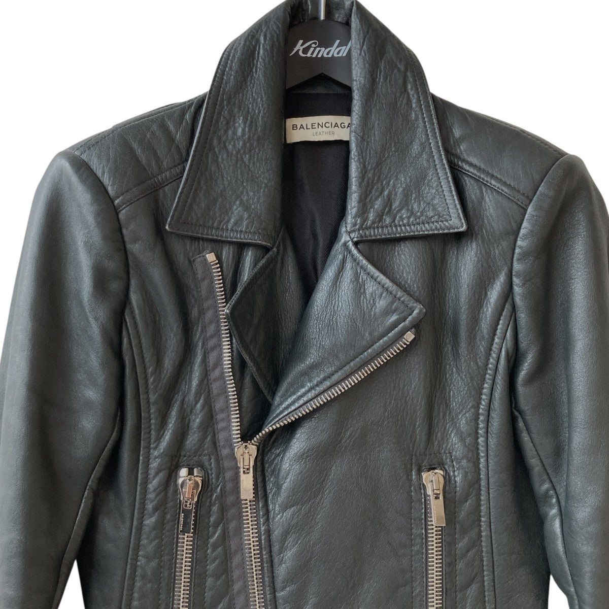 バレンシアガ　レザージャケット BALENCIAGA バレンシアガ ダブルライダース レザージャケット