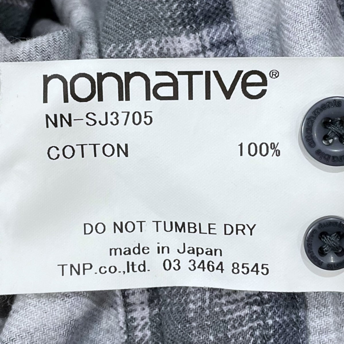 【希少！】nonnative ジップアップ ノーカラーシャツ 日本製 希少！nonnative ジップアップ ノーカラーシャツ 日本製 - メルカリ
