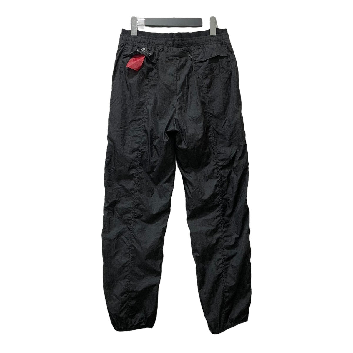 美品★HugoBoss/ダークグレースラックス ヒューゴボスHUGO BOSS ウールレーヨンツータックパンツ