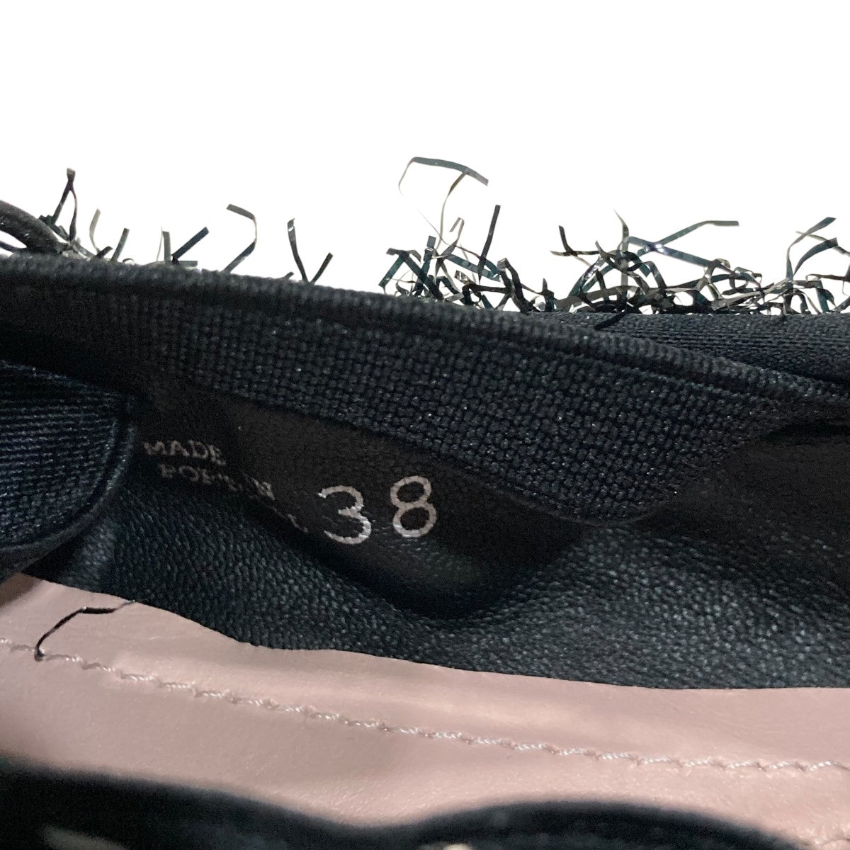 Simone Rocha 2025SS ラメシャギー フラットシューズ 古着・中古-6枚目のアイテム画像