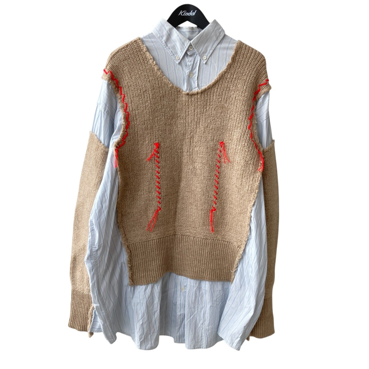 メゾンマルジェラ　22SS フローラルカーディガン　ドライバーズニット メゾンマルジェラ 22SS フローラルカーディガン ドライバーズ