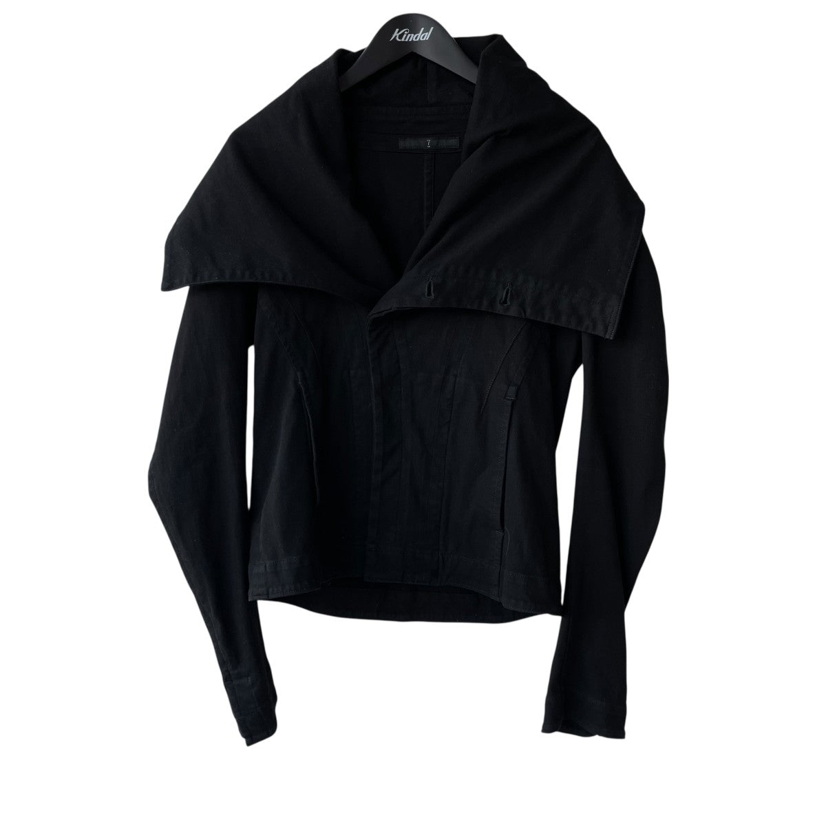 JULIUS 18AW ユリウス シームドエッジコート ウール リネン サイズ1 JULIUS 18AW ユリウス シームドエッジコート ウール リネン