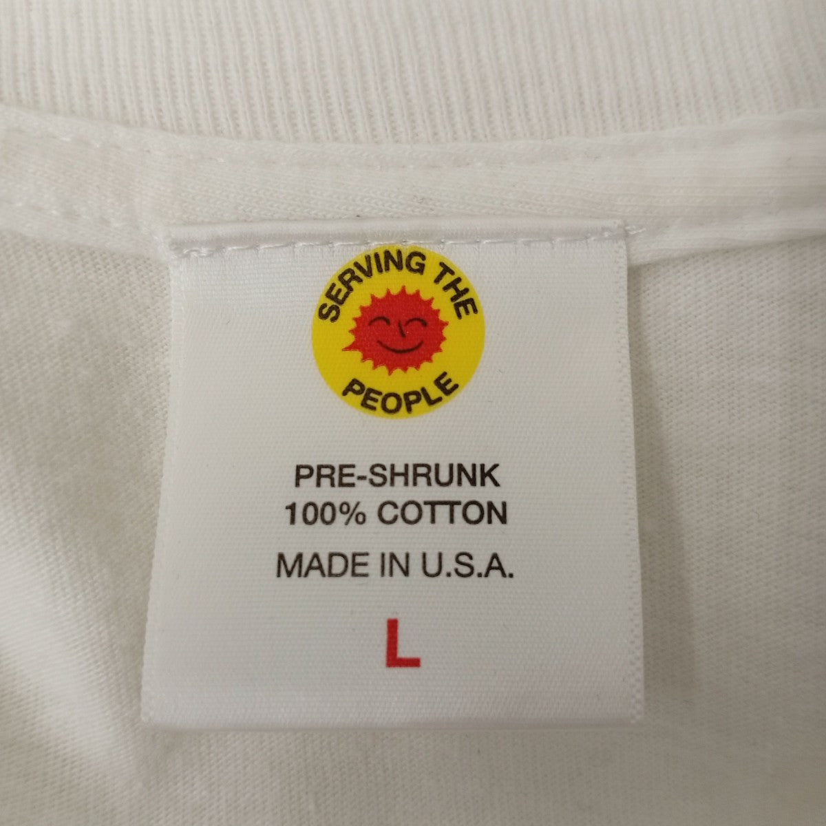 serving the people Tシャツ 古着・中古-3枚目のアイテム画像
