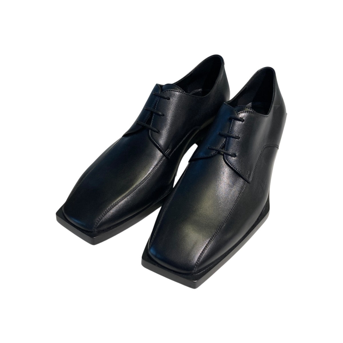 バレンシアガ　ブラック パテントレザー スリングバックシューズ 1436081733015.jpg