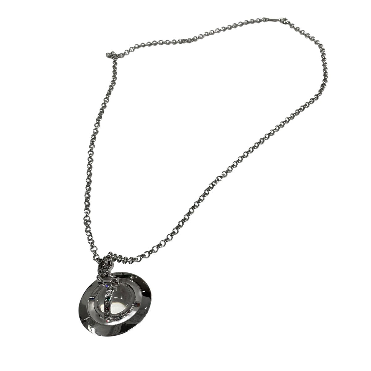 Vivienne Westwood オーブネックレス シルバー【中古品】 Vivienne Westwood ヴィヴィアンウエストウッド SMALL ORB