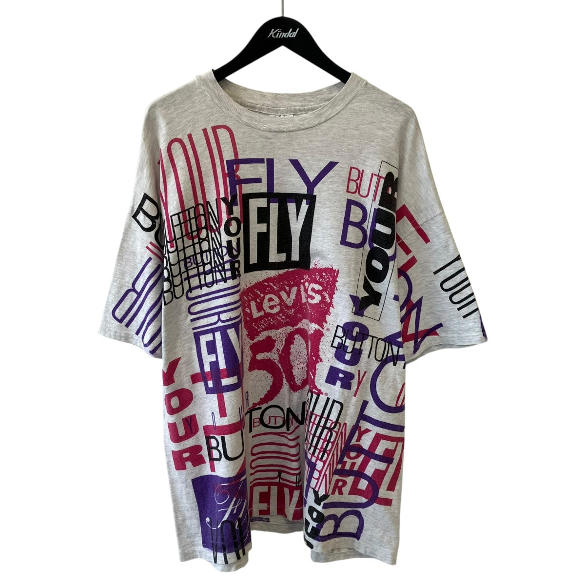 LEVI’S 90s501YOUR BUTTON FLY TEETシャツ 古着・中古-1枚目のアイテム画像