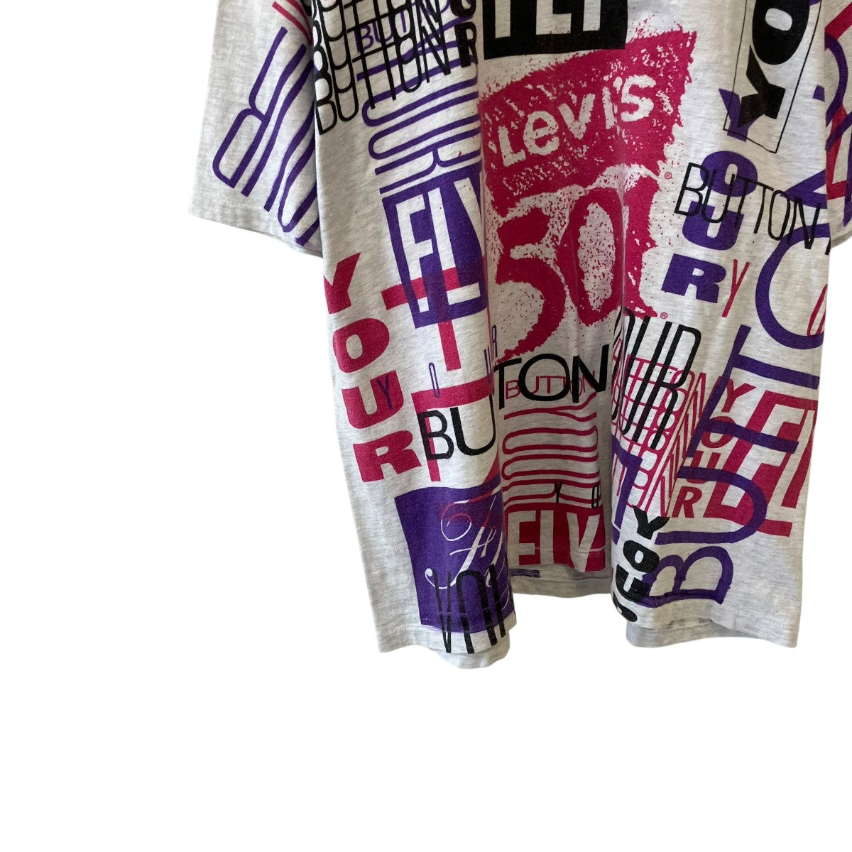 LEVI’S 90s501YOUR BUTTON FLY TEETシャツ 古着・中古-4枚目のアイテム画像