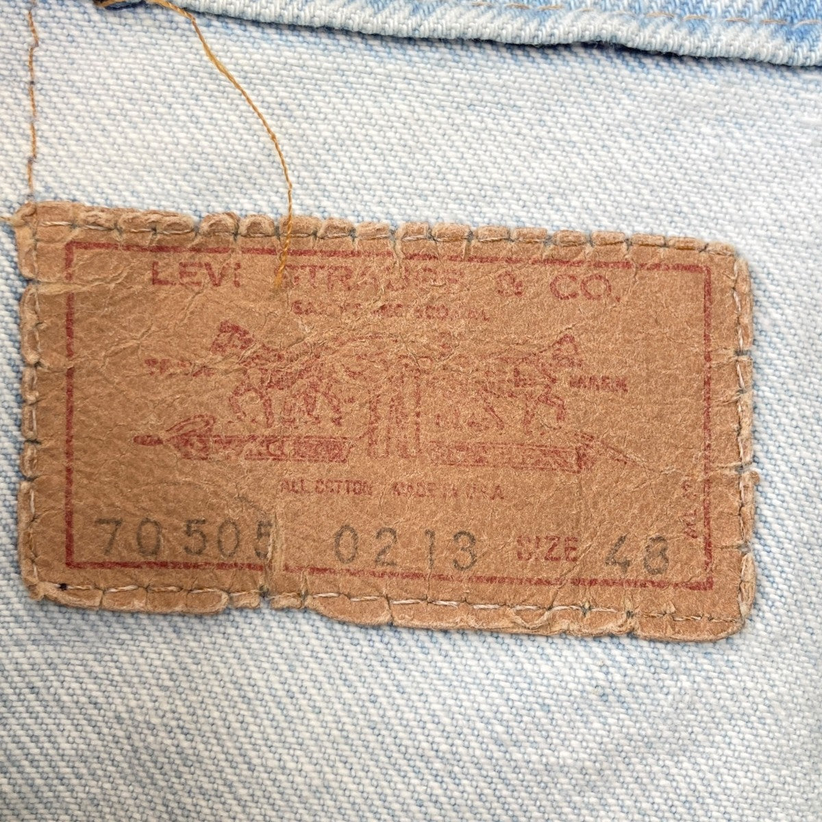 LEVI’S 70505 3rdデニムジャケット 古着・中古-9枚目のアイテム画像