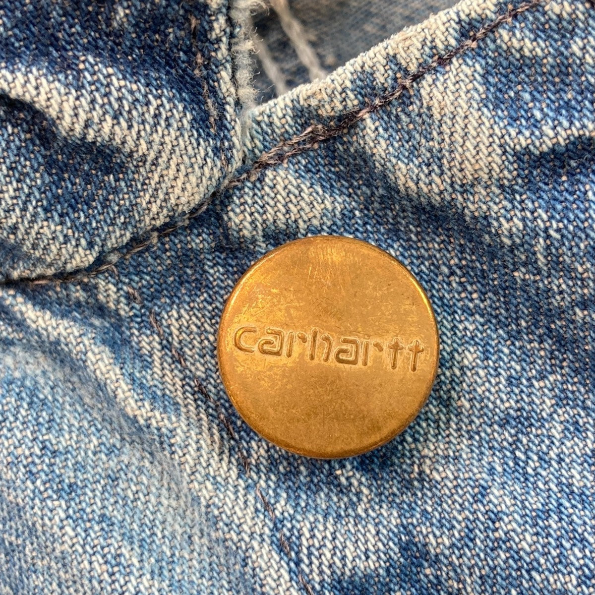 CarHartt デニムカバーオール 80s~90s 古着・中古-10枚目のアイテム画像