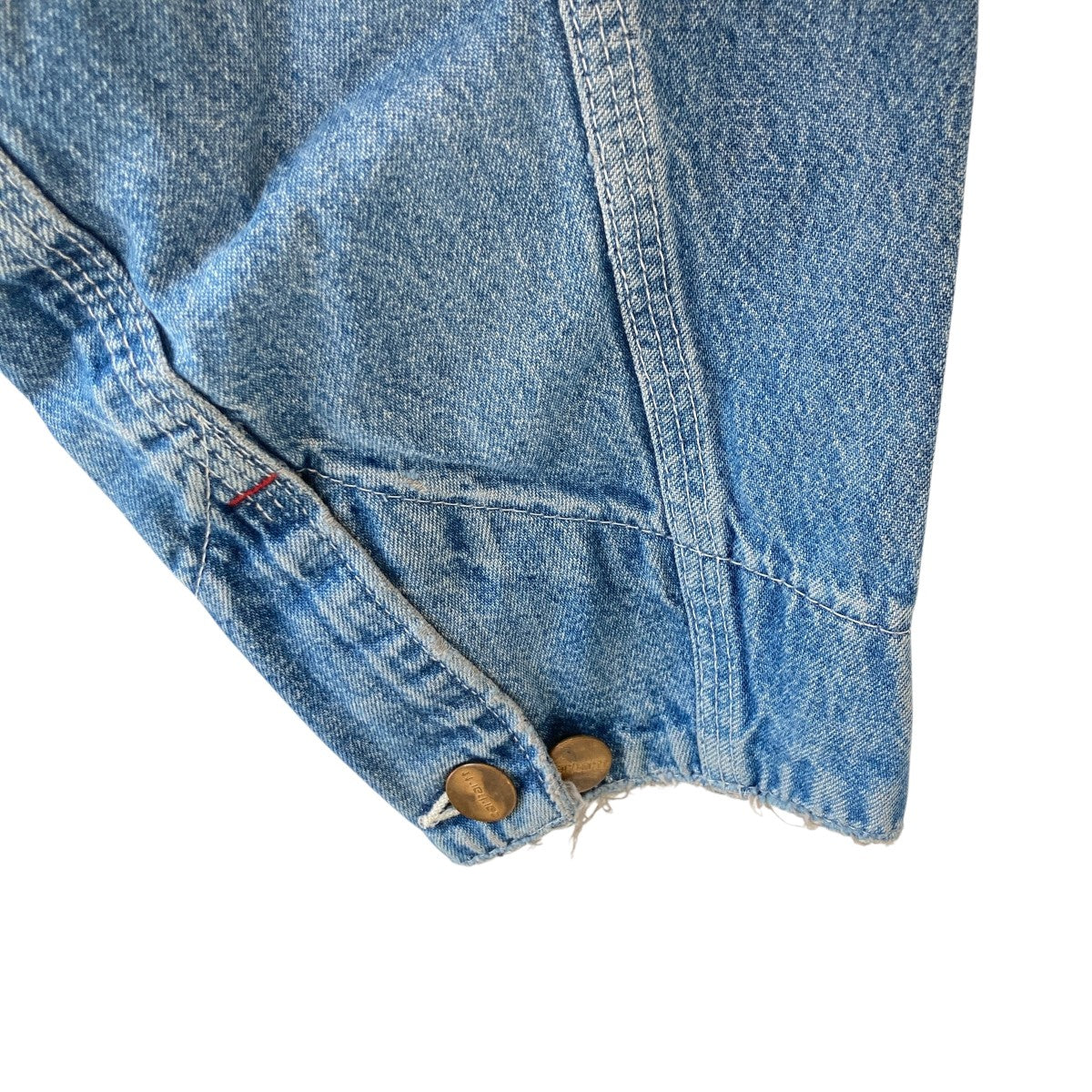 CarHartt デニムカバーオール 80s~90s 古着・中古-7枚目のアイテム画像