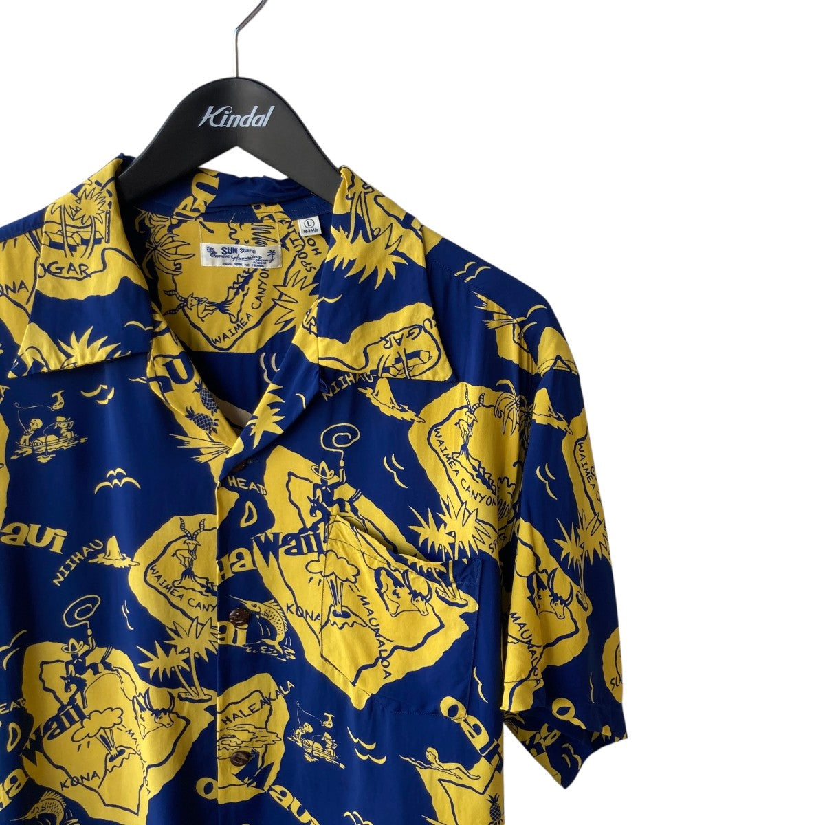 Sun Surf RAYON HAWAIIAN SHIRT SHOWING HAWAIIAN ISLAND半袖シャツSS39012 古着・中古-3枚目のアイテム画像