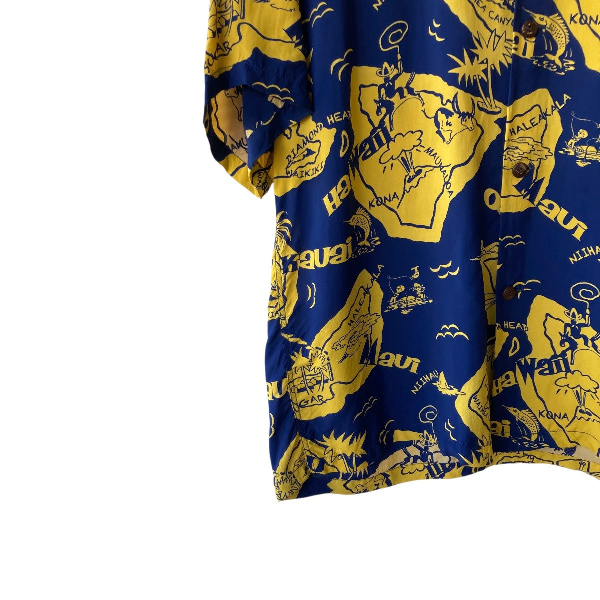 Sun Surf RAYON HAWAIIAN SHIRT SHOWING HAWAIIAN ISLAND半袖シャツSS39012 古着・中古-4枚目のアイテム画像