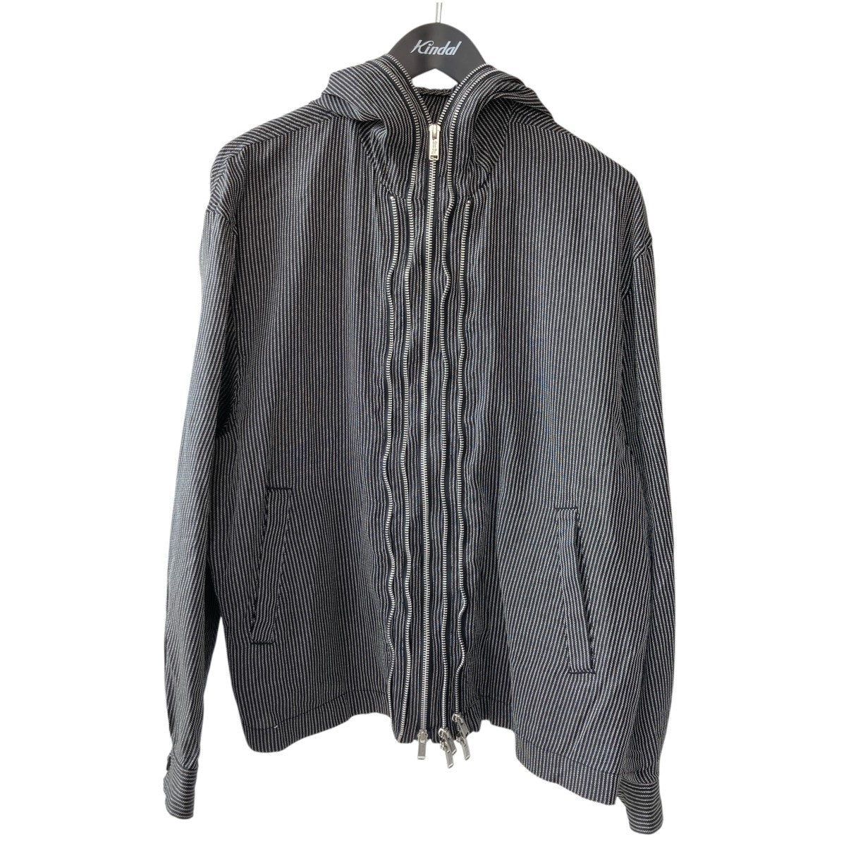 UNDERCOVER 25SS ニット切替チャイナブルゾン サイズ2 UNDERCOVER(アンダーカバー) 25SSシルク和紙ドビーストライプ3連