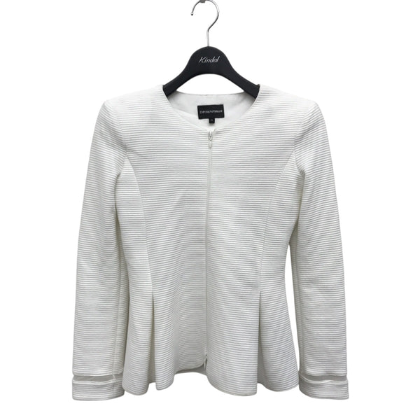 EMPORIO ARMANI(エンポリオアルマーニ) ノーカラージップジャケット