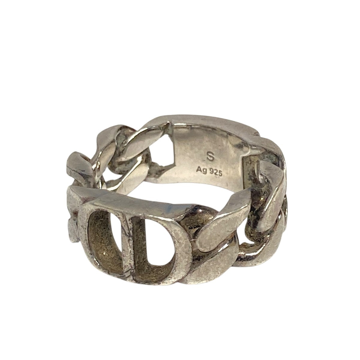 DIOR(ディオール) ICON Chain Linkリング シルバー サイズ 18号 DIOR(ディオール) ICON Chain Linkリング シルバー サイズ 18号