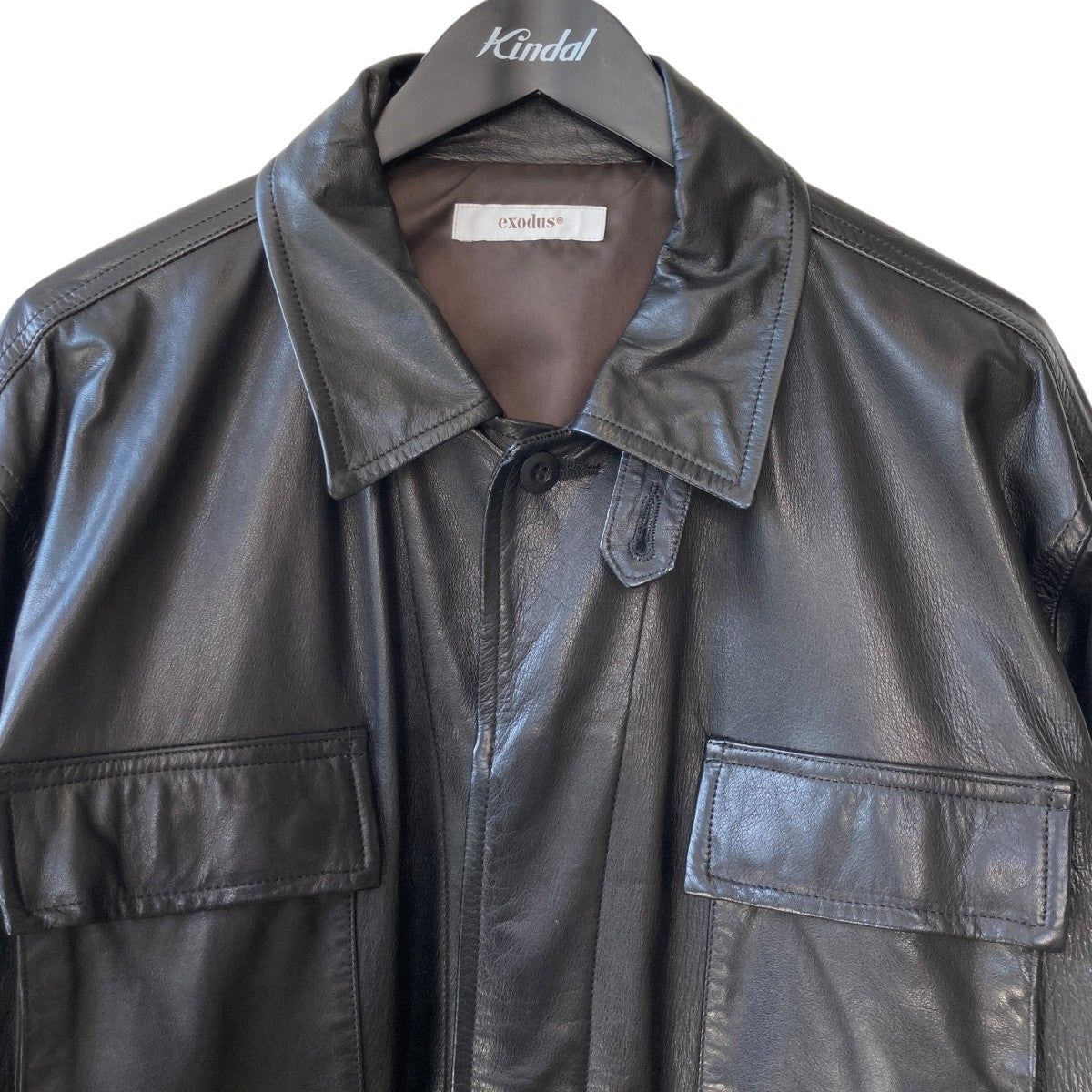 exodus(エクソダス) BDU LEATHER JACKETレザージャケット24FW-JKT-01