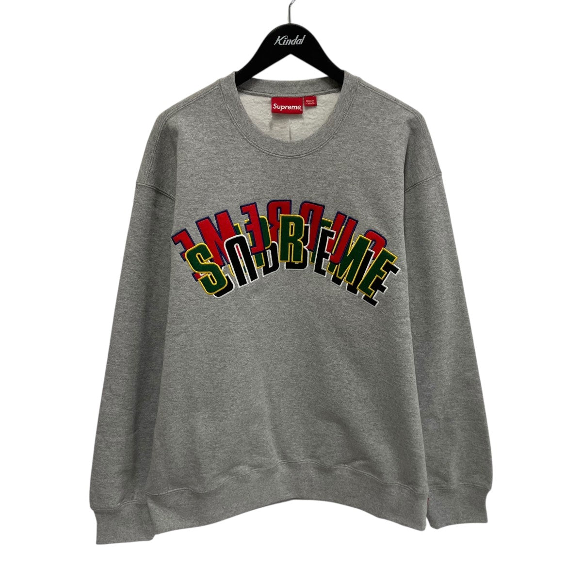 Supreme Stacked Crewneckスウェット　アーチロゴ最終値下げ Supreme Stacked Crewneckスウェット アーチロゴ最終値下げ
