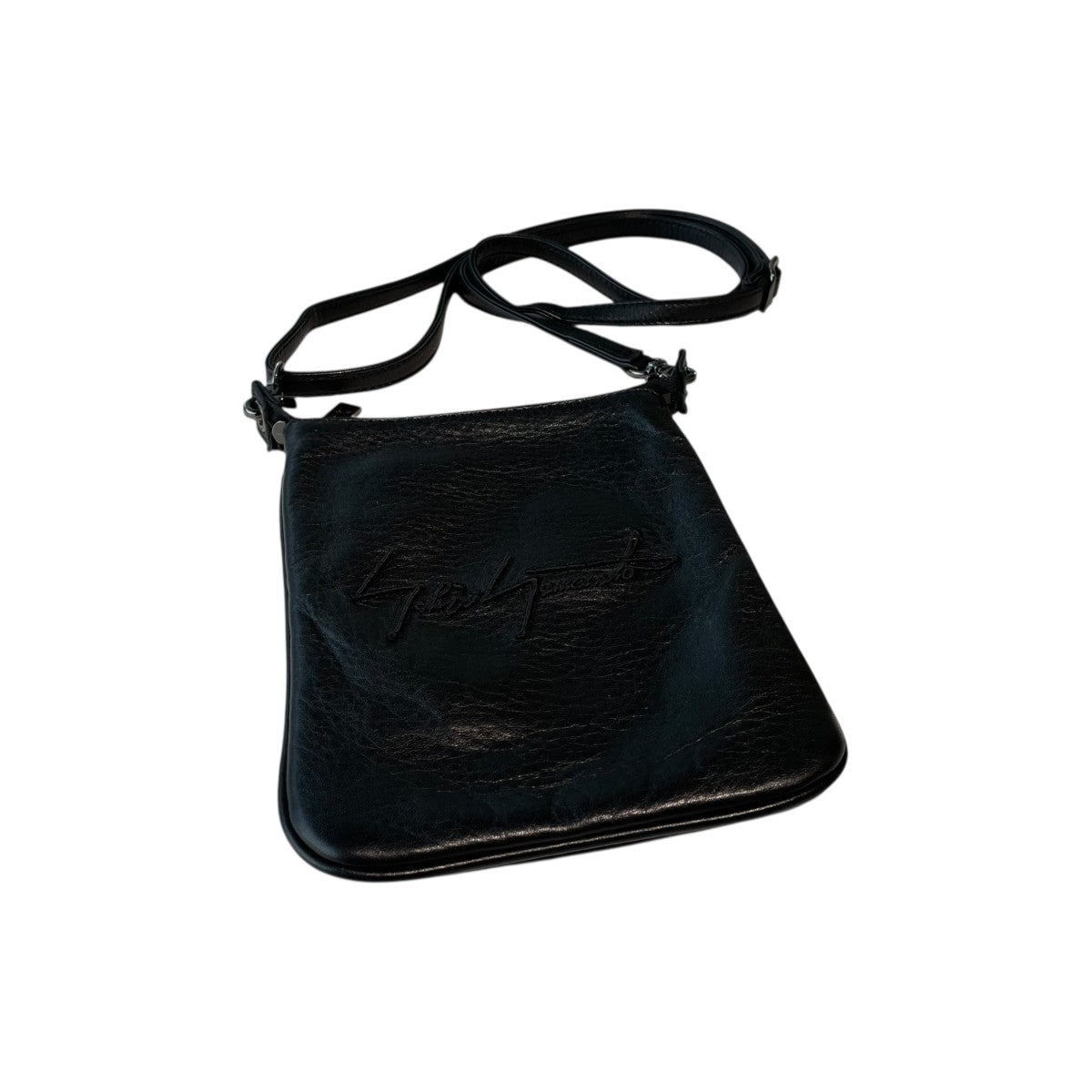 極美品⭐️ヨウジヤマモトプールオム ショルダーバッグ カウハイドレザー ブラック Yohji Yamamoto pour homme(ヨウジヤマモトプールオム) PRODUCT